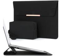 HYZUO 13.3-14 Inch Laptop Case Sleeve with Stand for MacBook,Black | for MacBook Pro 14 M5-M1 A3426 A3427 2026-2021, MacBook Air/Pro 13.3, 13.8-13.5 Surface Laptop, HP Spectre X360 13/14