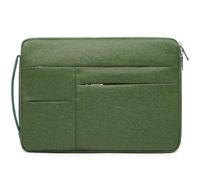 HYZUO 13.3-14 Inch Laptop Sleeve Bag for MacBook Pro 14 M5-M1, MacBook Air/Pro 13, 13.8-13.5 Surface Laptop/Book, Portable NoteBook Case for 13" HP Dell Lenovo ThinkPad Asus Acer Samsung, Grass Green