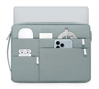 HYZUO 13.3-14 Inch Laptop Sleeve Bag for MacBook Pro 14 M5-M1 Pro/Max A3426 A3427 2026-2021, MacBook Air/Pro 13, 13.8-13.5 Surface Laptop/Book, NoteBook Case for 13" HP Dell Lenovo Asus, Ash Blue