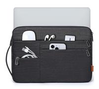 HYZUO 13.3-14 Inch Laptop Sleeve Bag for MacBook Pro 14, MacBook Air/Pro 13, 13.8"/13.5" Surface Laptop/Book, Portable NoteBook Case for 13" HP Dell Lenovo ThinkPad Asus Acer Samsung, Black
