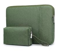 HYZUO 13.3-14 Inch Laptop Sleeve Bag Set for MacBook Pro 14 M5/M4/M3/M2/M1 Pro/Max A3426 A3427 2026-2021, MacBook Air/Pro 13.3, 13.5-13.8" Surface Book/Laptop, NoteBook Case for 13.3" HP, Grass Green