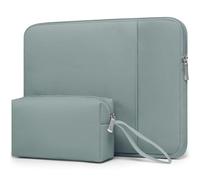 HYZUO 13.3-14 Inch Laptop Sleeve Bag Set for MacBook Pro 14 M5/M4/M3/M2/M1 Pro/Max A3426 A3427 2026-2021, MacBook Air/Pro 13.3, 13.5-13.8" Surface Book/Laptop, NoteBook Case for 13.3" HP, Ash Blue
