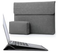 HYZUO 13 Inch Laptop Sleeve Case with Stand for 2026-2018 MacBook Air 13 M5 M4 M3 M2 M1, 2026 13" MacBook Neo, 2026-2016 MacBook Pro 13 M2 M1, iPad Pro/Air 13, Surface Pro 12-3, XPS 13, Dark Grey
