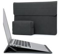 HYZUO 13 Inch Laptop Sleeve Case with Stand for 2026-2018 MacBook Air 13 M5 M4 M3 M2 M1, 2026 13" MacBook Neo, 2026-2016 MacBook Pro 13 M2 M1, iPad Pro/Air 13, Surface Pro 12-3, XPS 13, Space Grey