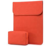 HYZUO 13 Inch Laptop Sleeve PC Case for MacBook Pro 13 M2 M1 2025-2016, MacBook Air 13 M4 M3 M2 M1 2025-2018, 13" iPad Pro/Air, Surface Pro, XPS 13, with Small Bag, Orange