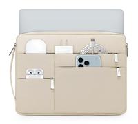 HYZUO 14-15 Inch Laptop Sleeve Bag for MacBook Air 15 M5 A3448 M4 M3 M2 2026-2023, MacBook Pro 15, 15" Surface Laptop, XPS 14/15 Plus, NoteBook Case for 14" HP Dell Lenovo Asus Acer, Sand