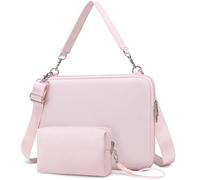 HYZUO 15-16 Inch Hard Shell Case Laptop Sleeve Bag for MacBook,Pale Pink | for MacBook Pro 16 M5-M1 Pro/Max A3428 A3429 2026-2019, MacBook Air/Pro 15 A3448 M5-M2, 15" Surface, XPS 15/16, HP Envy 15