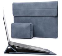 HYZUO 15-16 Inch Laptop Case Bag Sleeve with Stand Feature for MacBook Pro 16 M5/M4/M3/M2/M1 Pro/Max 2026-2019, XPS 15, MacBook Pro 15 2015-2012, Samsung Galaxy Book Flex 15, Haze Blue