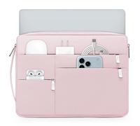 HYZUO 15-16 Inch Laptop Sleeve Bag for MacBook Pro 16 M5/M4/M3/M2/M1 Pro/Max A3428 A3429 2026-2019, 15" Surface Book, NoteBook Case for 15" 15.6" HP Dell Lenovo Asus Acer Samsung, Pale Pink