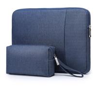 HYZUO 15-16 Inch Laptop Sleeve Bag Set for MacBook Pro 16 M5/M4/M3/M2/M1 Pro/Max A3428 A3429 2026-2019, 15" Surface Book, NoteBook Case for 15" 15.6" HP Dell Lenovo Asus Acer Samsung, Navy Blue