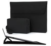HYZUO 15-16 Inch Laptop Sleeve Bag with Adjustable Stand Feature for MacBook Pro 16 M4/M3/M2/M1 2025-2019, XPS 15, MacBook Pro 15 2015-2012, Case with Pouch, Black