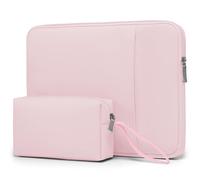HYZUO 17-17.3 Inch Laptop Sleeve Bag Set for 17" 17.3" HP/Lenovo/Dell/ASUS/Acer/LG/Toshiba/MSI Gaming Laptop/Razer Blade 17/18, Notebook Protective Case for Men Women, Pale Pink