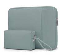 HYZUO 17-17.3 Inch Laptop Sleeve Bag Set for 17" 17.3" HP/Lenovo/Dell/ASUS/Acer/LG/Toshiba/MSI Gaming Laptop/Razer Blade 17/18, Notebook Protective Case for Men Women, Ash Blue