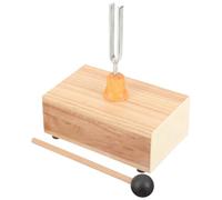 Hz Experiment Tuning Fork Set with Hammer in Wooden Box