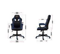 HZ-Force 2.5 Blue Mesh Gaming Chair