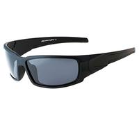 HZ Series Aquabull - Premium Polarized Sunglasses by Hornz - Matte Black Frame - Dark Smoke Lens
