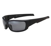 HZ Series Superfit - Premium Polarised Sunglasses by Hornz - Sunglasses for Men - Full Frame Strong Arms - Matte Black Frame - Dark Smoke Lens