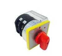 HZ12-25/02 On-off 2 Position 2 Poles With Protective Plastic Cover Manually Transfer Power Cut Off Rotary Cam Switch 1Pcs