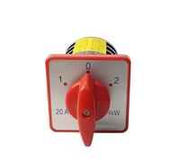HZ5-20/4 M05 Changeover Rotary Cam Switch 3 Poles Positions Sliver Contacts 20A 4kw 1Pcs