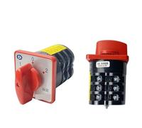 HZ5-20/4 M05 Combination Changeover Rotary Cam Switch 3 Poles Positions Selectorized Sliver Contacts 20A 4kw