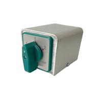 HZ5-20/4 M08BF Manual Transfer Rotary Cam Switch 20A 4kw 4 Pole 3 Position With Iron Shell Protective Box Enclosure EFDSVUHE