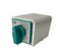 HZ5-20/4 M08BF Manual Transfer Rotary cam Switch 20A 4kw 4 Pole 3 Positions with Iron Shell Protection Box Shell
