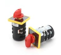 HZ5B-10/B005.3 10A 3 Pole 12 Screw Cam Changeover Momentary Reversing switches Reset Combination Switch 3 Position
