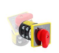 HZ5B-10A Changeover Rotary Cam Switch 1-4 Poles Layers Two/Three Positions Silver Contact 1Pcs(3Layers-01Position)