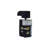 HZ5B-20/2 Series Electric Motor Rotary Cam Switch 20A Two Poles Changeover Selector Silver Contact