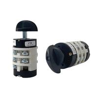 HZ5B-20/3 Cam Combination Switch Electrical Changeover Rotary 3 Poles 20A Sliver Contacts 1Pcs