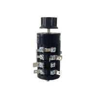 HZ5B-20/4-3-1 Six Position Changeover Rotary Cam Switch 4 Levels 20A Silver Contact 16 Terminals Star Handle 1Pcs