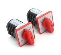 HZ5D-20/4 M05 M06 20A 4KW 3 Poles 12 Screws Two Voltage Three-pole Transfer Cam Switch 1Pcs(20A 4kW M05)