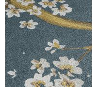 HZ62045-Horizon Floral Beige Blue Cream Galerie Wallpaper