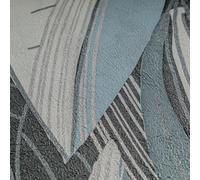 HZ62064-Horizon Tree Leaf Blue Grey Metallic Galerie Wallpaper