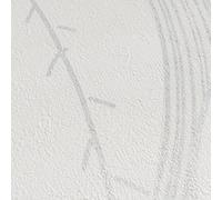 Non-woven wallpaper leaves graphic grey silver metallic 78655-5 (3,26£/1qm)