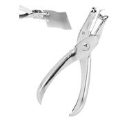 HZAOPZE Paper Hole Punch, Round Hole Punch, Hole Diameter 3 mm, Single Hole Punch for Test Badges, Ticket Scrapbooking, Greeting Cards, Metal Hole Puncher, Hand Hole Punch Paper Punch