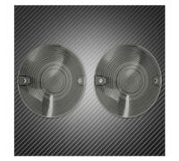 HZAWSGA Motorcycle Smoke/Clear/Orange/Red Turn Signal Light Lens Cover 2PC/4PC For Touring For Ro&ad El&ectra Glide For & King For So&ftail Accessories Lamps Indicators