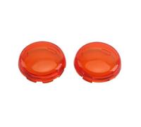 HZAWSGA Plate Tail Lights 2Pcs Motorcycle Indicator Lens Cover Turn Signal Light Cap For Sportster 883 1200 XL Iron For Dyna For So&ftail For Touring Glide For Ro&ad