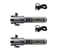 HZBB 2PCS Multipurpose Work Light Texture Portable Flashlight with Window Breaker Function for Emergencies Situation Travel Save Light