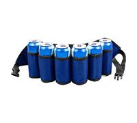 HZBB Belt, Sodas Belt Holders, Adjustable 6Bottle Beers Waist Pack, Bottle Holders Drink Can Waist Pack Bag Drink Can Holder
