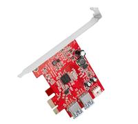HZBB Desktop PCIExpress to USB3.0 Expansion Card Double Internal Ports 5Gbps Fast Speed Data Transfer Wide Compatibility Double Internal USB Harbors