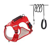 HZBB Dog Vest Adjustable Training Harness for Training Walking Reflective Belt for Large Small Dogs Rope Heavy Duty Dog Vests for Small Dogs