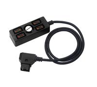 HZBB Dtap Connectors Easily Extend Your Power Source to Four Devices Simple Power Distribution for Up to 4 Devices Dtap Splitter