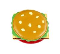 HZBB Large Capacity Wallets Stylish Coin Bags Lovely Wallet PU Leather Change Purse Burger Shaped Coin Purse with Card Holder Lovely Wallets Stylish