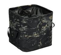 HZBB Large Folding Table Storage Basket Waterproof Picnic Camping Pouch Organizer Barbecue 600D Polyester Bag Desktop Picnic Basket Desktop Sundries