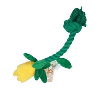HZBB Pet Squeaky Teething Toy Simulation Teeth Dog Chew Toy Cotton Rope Gift Discourage Destructive Behavior Dog Plush for Aggressive Chewers Indestructible Plush with Sound