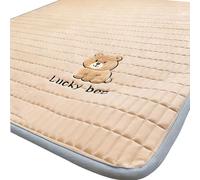 HZBB Plume Cotton Filled Mattress Bed Cushion for Single and Double Bed in Multiple Sizes 120 / 150x200cm Soft Fabric Bedding Stuff