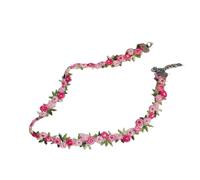 HZBB Practical Adjustable Length Lace Choker Necklace with Elegant Designs Flower Pattern for Romance Stylish Outfits Romance Lace Choker