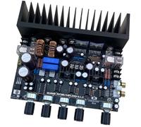 HZBB Preassembled 2.1 Channel Sound Amplifier Component TDA7294 Chipset Direct Indication Input 4Ω / 8Ω BATTLE Subwoofer Output Heat Management BATTLE Output Subwoofer Amplifier Board