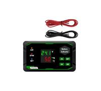 HZBB Precisions 7-100V Voltages Meter with Percentage Display and Temperature for Multiple Battery Types Voltages Battery Meter